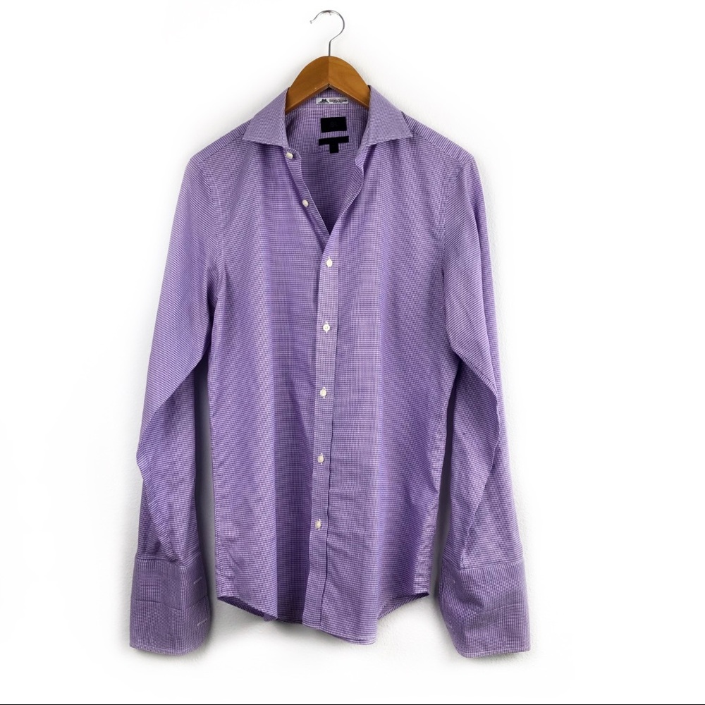 Thomas Mason BR Slim Fit Dress Shirt Medium
